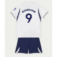 Camisa de Futebol Tottenham Hotspur Richarlison #9 Equipamento Principal Infantil 2026-27 Manga Curta (+ Calças curtas)